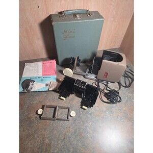 Minolta Mini 35 Color Slide Film Projector Frames Pouch Instructions